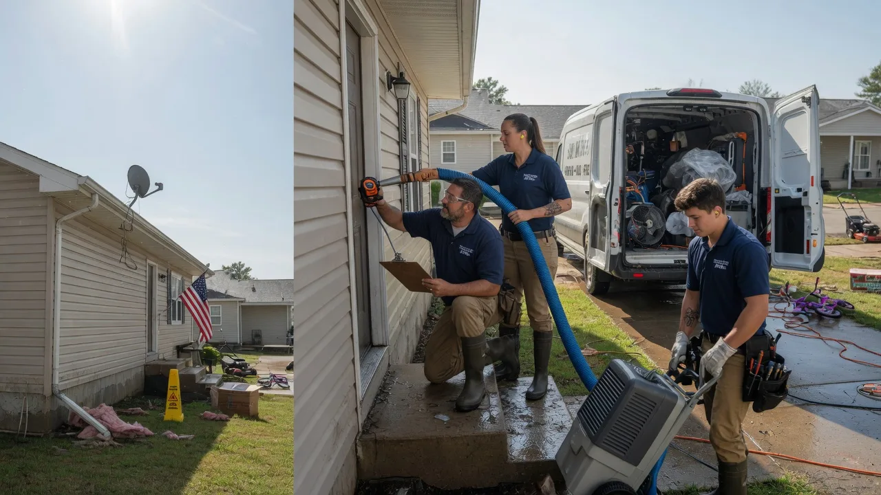 Ceiling Water Damage Restoration in Leawood, KS near me